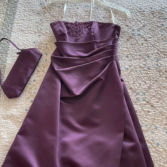 Bridesmaid dress. Grape purple. - Picture 7 of 7